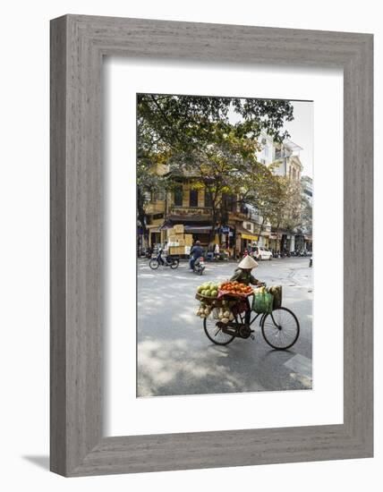 Street Scene in the Old Quarter, Hanoi, Vietnam, Indochina, Southeast Asia, Asia-Yadid Levy-Framed Photographic Print