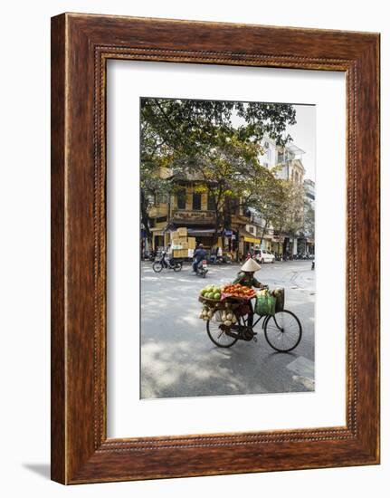 Street Scene in the Old Quarter, Hanoi, Vietnam, Indochina, Southeast Asia, Asia-Yadid Levy-Framed Photographic Print