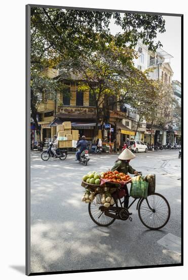 Street Scene in the Old Quarter, Hanoi, Vietnam, Indochina, Southeast Asia, Asia-Yadid Levy-Mounted Photographic Print