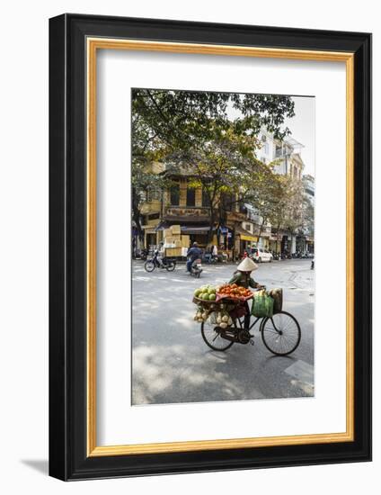 Street Scene in the Old Quarter, Hanoi, Vietnam, Indochina, Southeast Asia, Asia-Yadid Levy-Framed Photographic Print