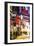 Street Scene in Times Square-Philippe Hugonnard-Framed Giclee Print