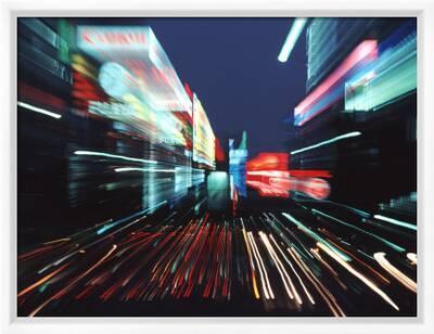 Street Scene In Tokyo S Ginza District At Night Japan Photographic Print Ira Block Art Com