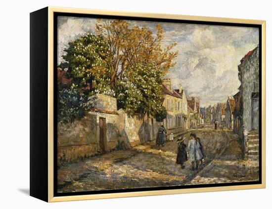 Street Scene, Lagny; Scene De Rue, Lagny-Henri Lebasque-Framed Premier Image Canvas