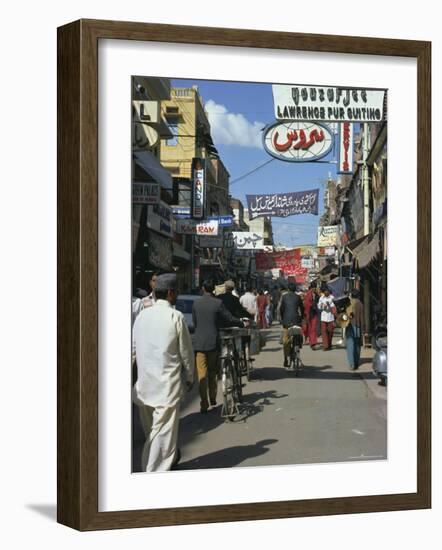 Street Scene, Lahore, Punjab, Pakistan, Asia-Robert Harding-Framed Photographic Print