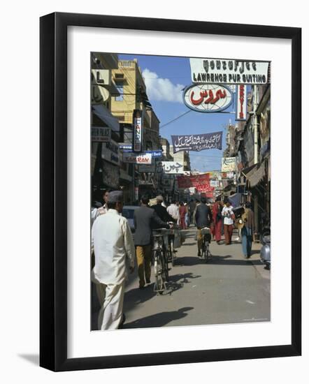 Street Scene, Lahore, Punjab, Pakistan, Asia-Robert Harding-Framed Photographic Print