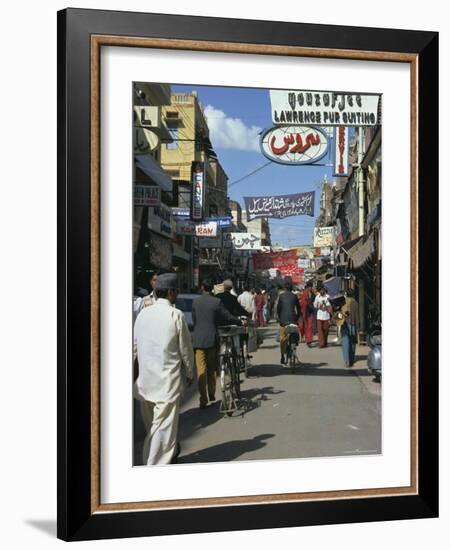 Street Scene, Lahore, Punjab, Pakistan, Asia-Robert Harding-Framed Photographic Print