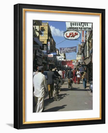 Street Scene, Lahore, Punjab, Pakistan, Asia-Robert Harding-Framed Photographic Print