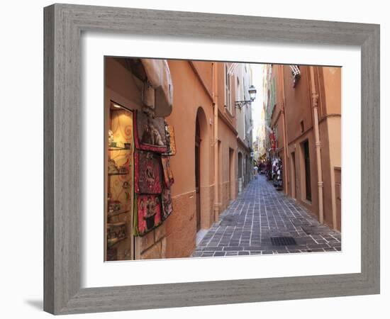 Street Scene, Le Rocher (The Rock), Monaco, Cote D'Azur, Mediterranean, Europe-Wendy Connett-Framed Photographic Print