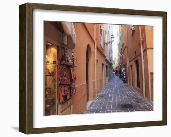 Street Scene, Le Rocher (The Rock), Monaco, Cote D'Azur, Mediterranean, Europe-Wendy Connett-Framed Photographic Print