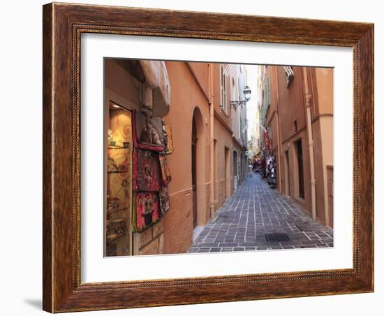 Street Scene, Le Rocher (The Rock), Monaco, Cote D'Azur, Mediterranean, Europe-Wendy Connett-Framed Photographic Print