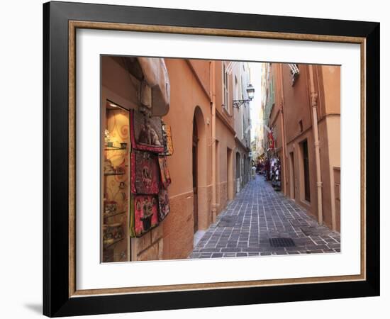 Street Scene, Le Rocher (The Rock), Monaco, Cote D'Azur, Mediterranean, Europe-Wendy Connett-Framed Photographic Print