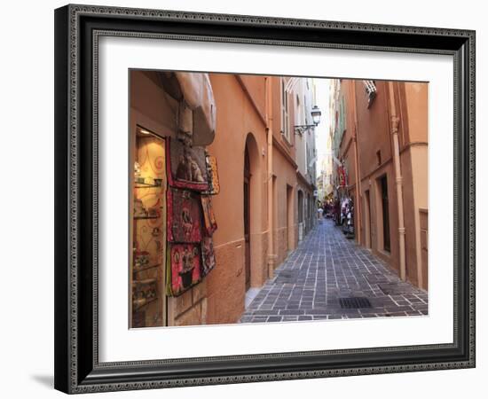 Street Scene, Le Rocher (The Rock), Monaco, Cote D'Azur, Mediterranean, Europe-Wendy Connett-Framed Photographic Print