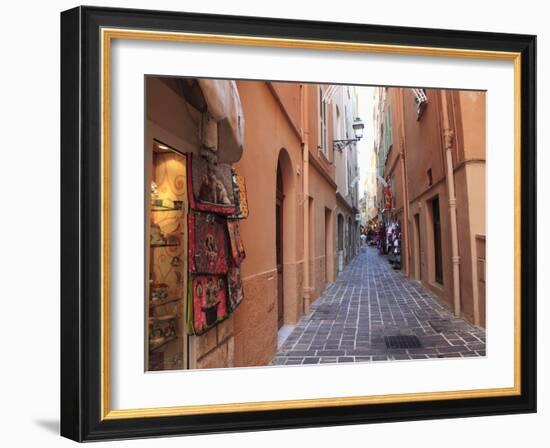 Street Scene, Le Rocher (The Rock), Monaco, Cote D'Azur, Mediterranean, Europe-Wendy Connett-Framed Photographic Print