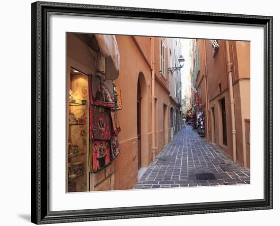 Street Scene, Le Rocher (The Rock), Monaco, Cote D'Azur, Mediterranean, Europe-Wendy Connett-Framed Photographic Print