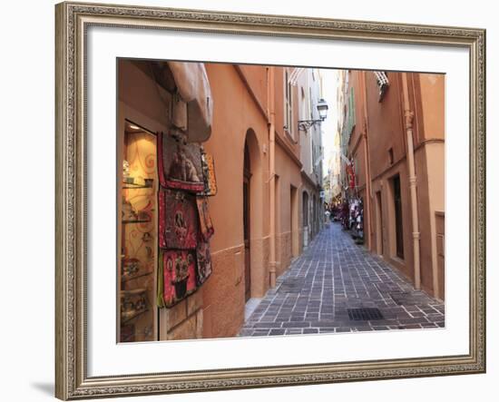 Street Scene, Le Rocher (The Rock), Monaco, Cote D'Azur, Mediterranean, Europe-Wendy Connett-Framed Photographic Print