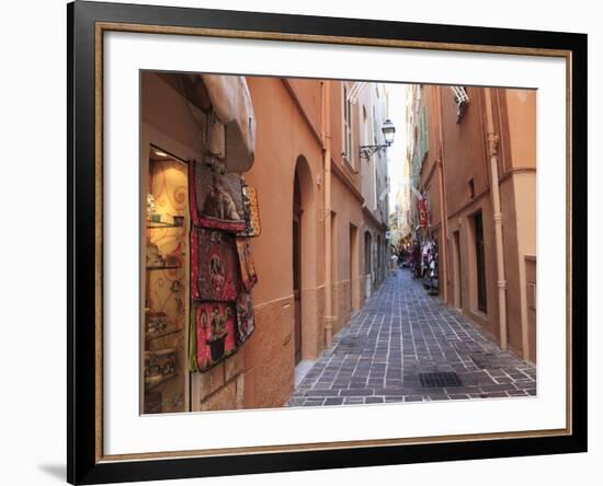 Street Scene, Le Rocher (The Rock), Monaco, Cote D'Azur, Mediterranean, Europe-Wendy Connett-Framed Photographic Print