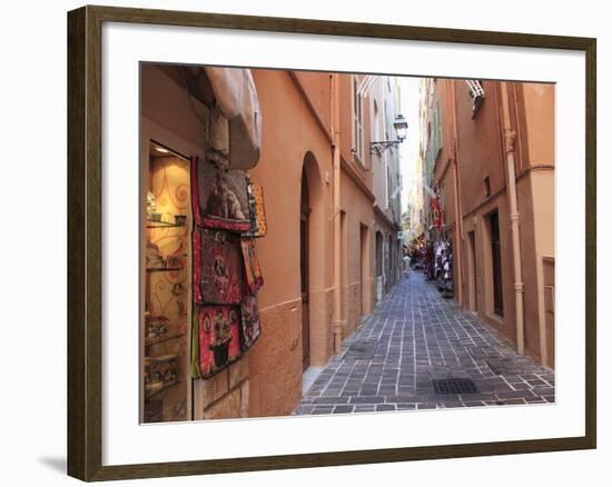 Street Scene, Le Rocher (The Rock), Monaco, Cote D'Azur, Mediterranean, Europe-Wendy Connett-Framed Photographic Print