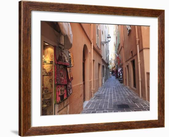 Street Scene, Le Rocher (The Rock), Monaco, Cote D'Azur, Mediterranean, Europe-Wendy Connett-Framed Photographic Print