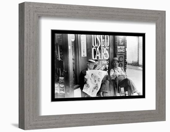 Street Scene, Marysville, Ohio-Ben Shahn-Framed Photo