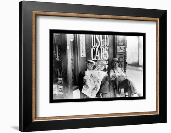 Street Scene, Marysville, Ohio-Ben Shahn-Framed Photo