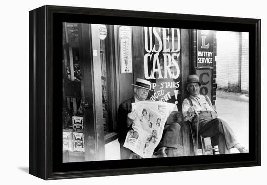 Street Scene, Marysville, Ohio-Ben Shahn-Framed Stretched Canvas