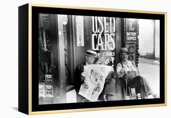 Street Scene, Marysville, Ohio-Ben Shahn-Framed Stretched Canvas