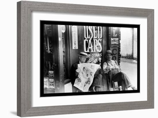 Street Scene, Marysville, Ohio-Ben Shahn-Framed Art Print