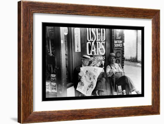 Street Scene, Marysville, Ohio-Ben Shahn-Framed Art Print