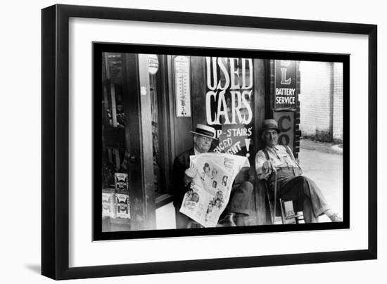 Street Scene, Marysville, Ohio-Ben Shahn-Framed Art Print