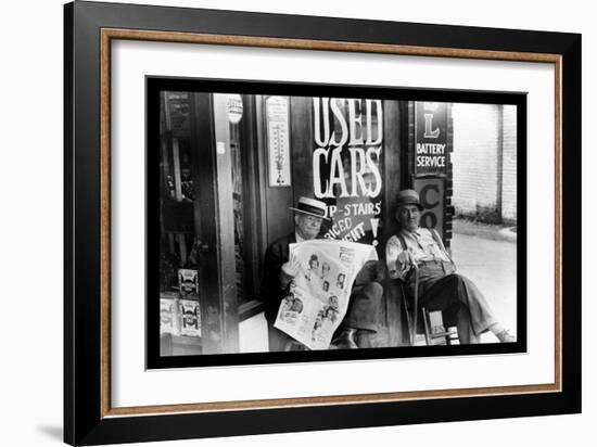 Street Scene, Marysville, Ohio-Ben Shahn-Framed Art Print