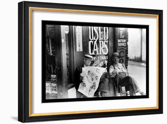 Street Scene, Marysville, Ohio-Ben Shahn-Framed Art Print