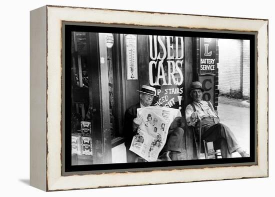 Street Scene, Marysville, Ohio-Ben Shahn-Framed Stretched Canvas