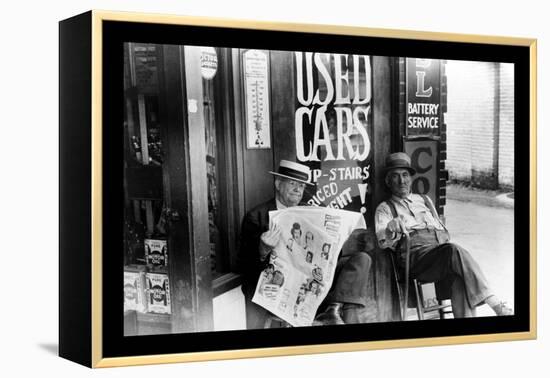 Street Scene, Marysville, Ohio-Ben Shahn-Framed Stretched Canvas