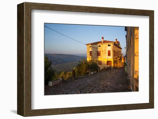 Street Scene, Motovun, Central Istria, Croatia, Europe-Richard Maschmeyer-Framed Photographic Print