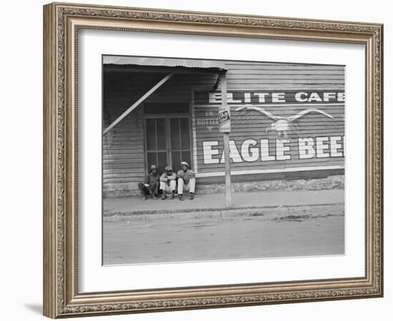 Street Scene, Natchez, Mississippi, c.1935-Ben Shahn-Framed Photo