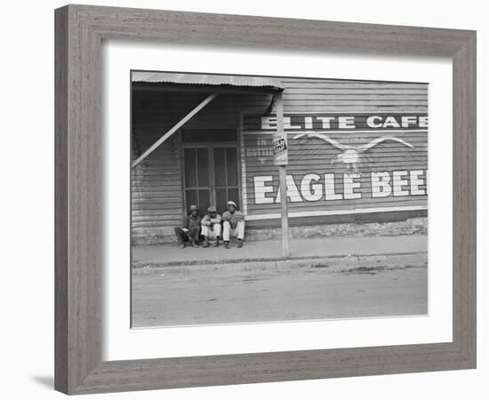 Street Scene, Natchez, Mississippi, c.1935-Ben Shahn-Framed Photo