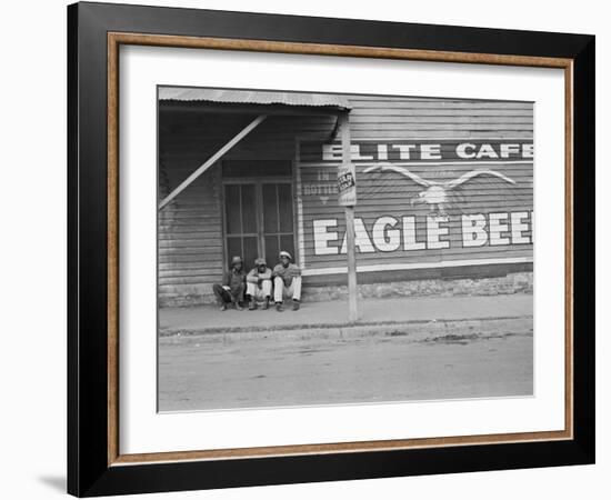 Street Scene, Natchez, Mississippi, c.1935-Ben Shahn-Framed Photo