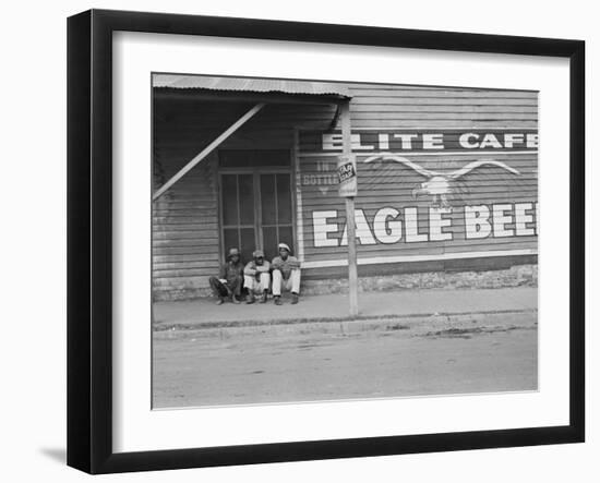 Street Scene, Natchez, Mississippi, c.1935-Ben Shahn-Framed Photo