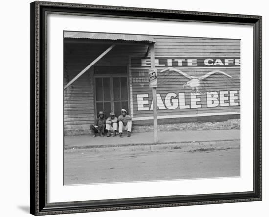 Street Scene, Natchez, Mississippi, c.1935-Ben Shahn-Framed Photo