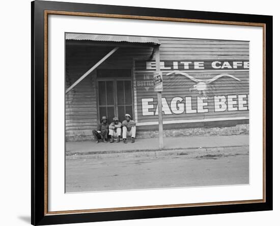 Street Scene, Natchez, Mississippi, c.1935-Ben Shahn-Framed Photo