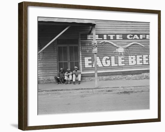 Street Scene, Natchez, Mississippi, c.1935-Ben Shahn-Framed Photo