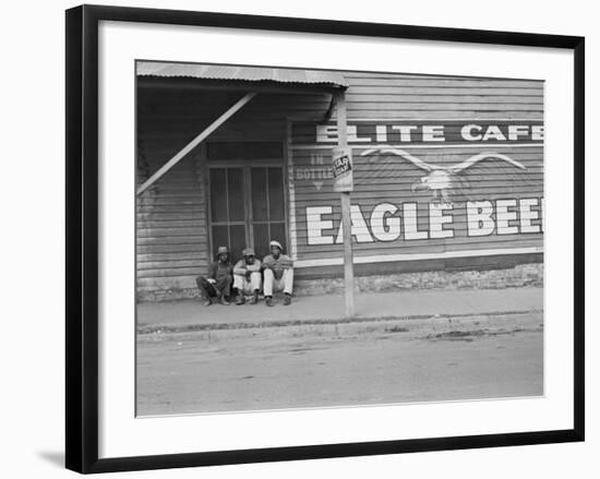 Street Scene, Natchez, Mississippi, c.1935-Ben Shahn-Framed Photo