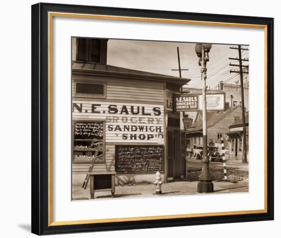 Street Scene, New Orleans, Louisiana, 1935-Walker Evans-Framed Art Print