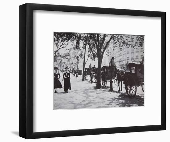 Street scene, New York City, USA, early 1900s-Unknown-Framed Photographic Print