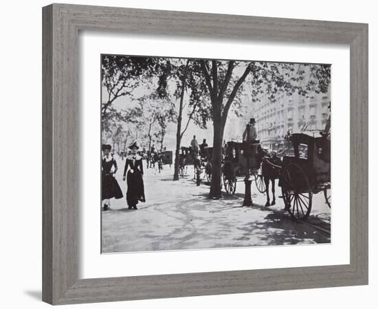 Street scene, New York City, USA, early 1900s-Unknown-Framed Photographic Print