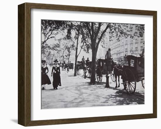 Street scene, New York City, USA, early 1900s-Unknown-Framed Photographic Print