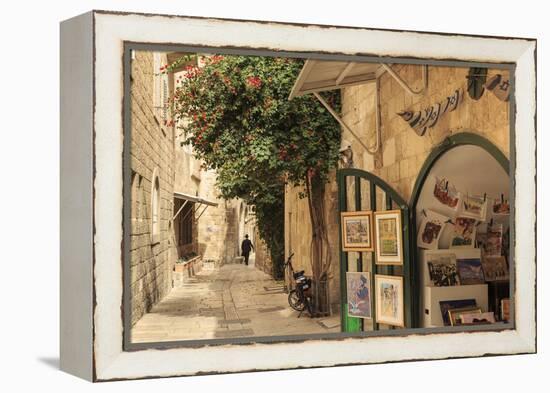 Street Scene, Old City, Jerusalem, UNESCO World Heritage Site, Israel, Middle East-Eleanor Scriven-Framed Premier Image Canvas