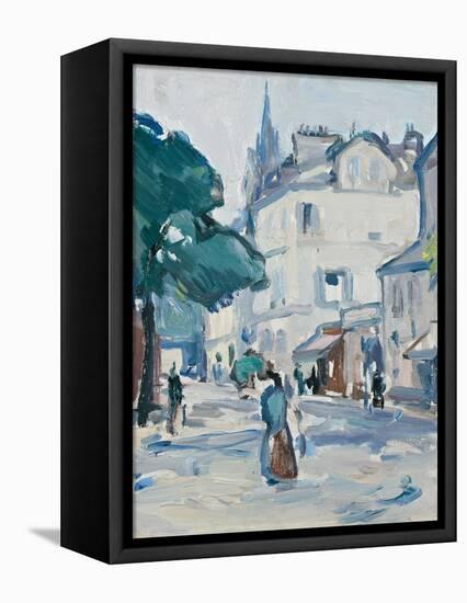 Street Scene, Paris-Samuel John Peploe-Framed Premier Image Canvas