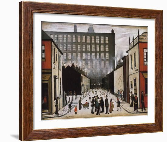 Street Scene (Pendlebury)-Laurence Stephen Lowry-Framed Giclee Print