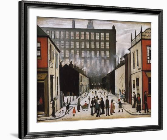 Street Scene (Pendlebury)-Laurence Stephen Lowry-Framed Giclee Print